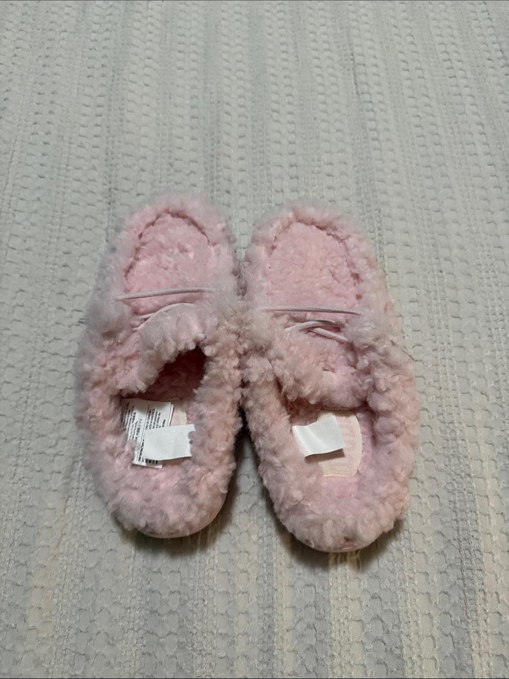 Hey Dude Kids Pink Fuzzy Slip-Ons